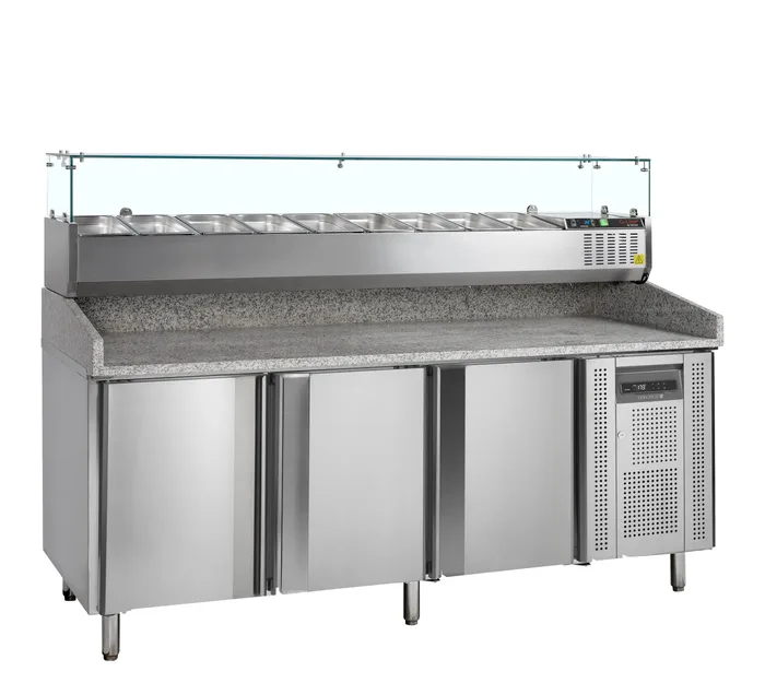 Külmvitriiniga pitsalaud PT1300